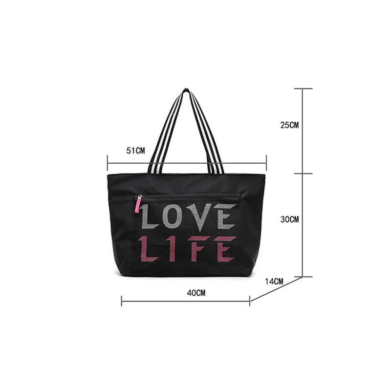 Gym Tote Bag With Big Waterproof Pocket1