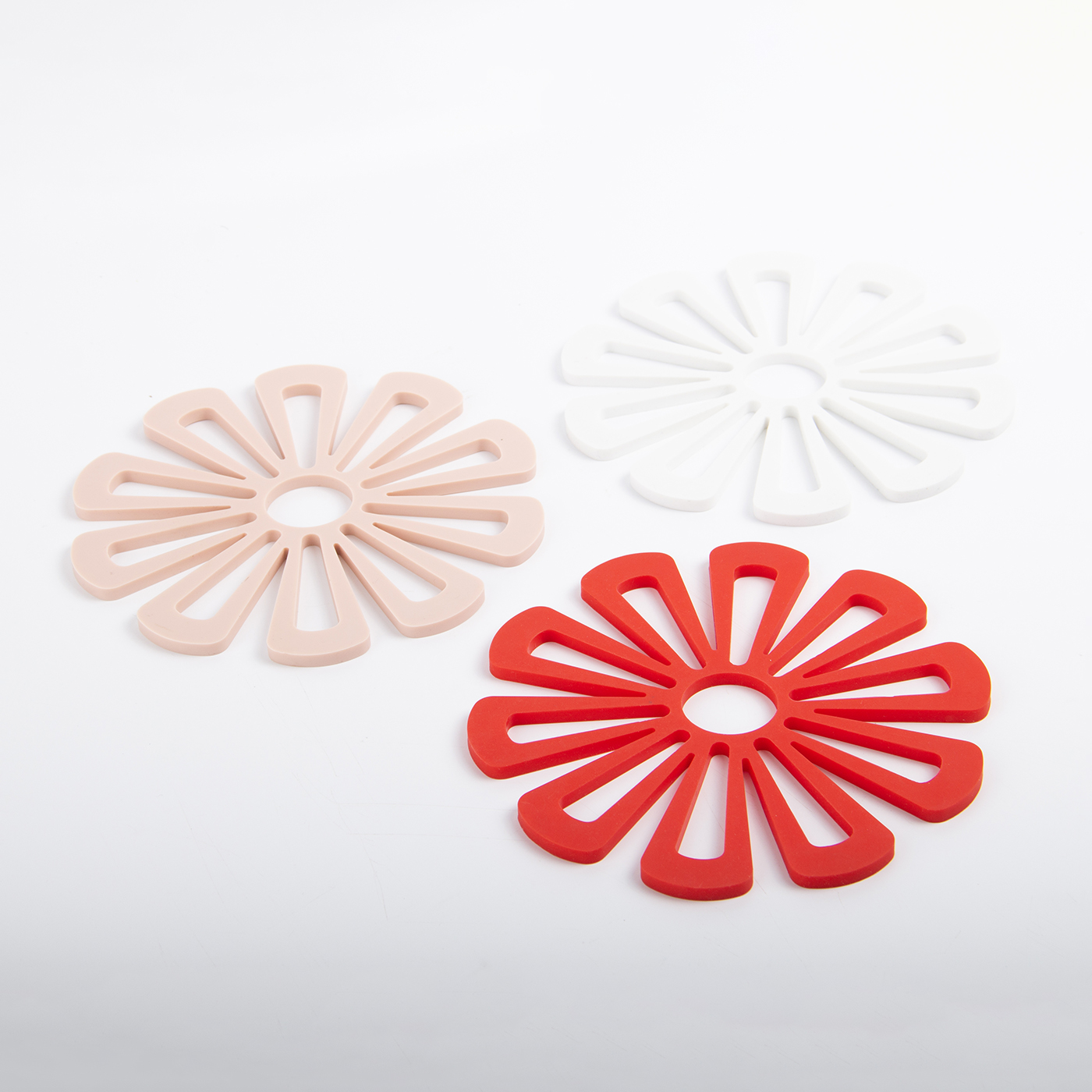 Silicone Anti Scald Flower Shaped Coaster2