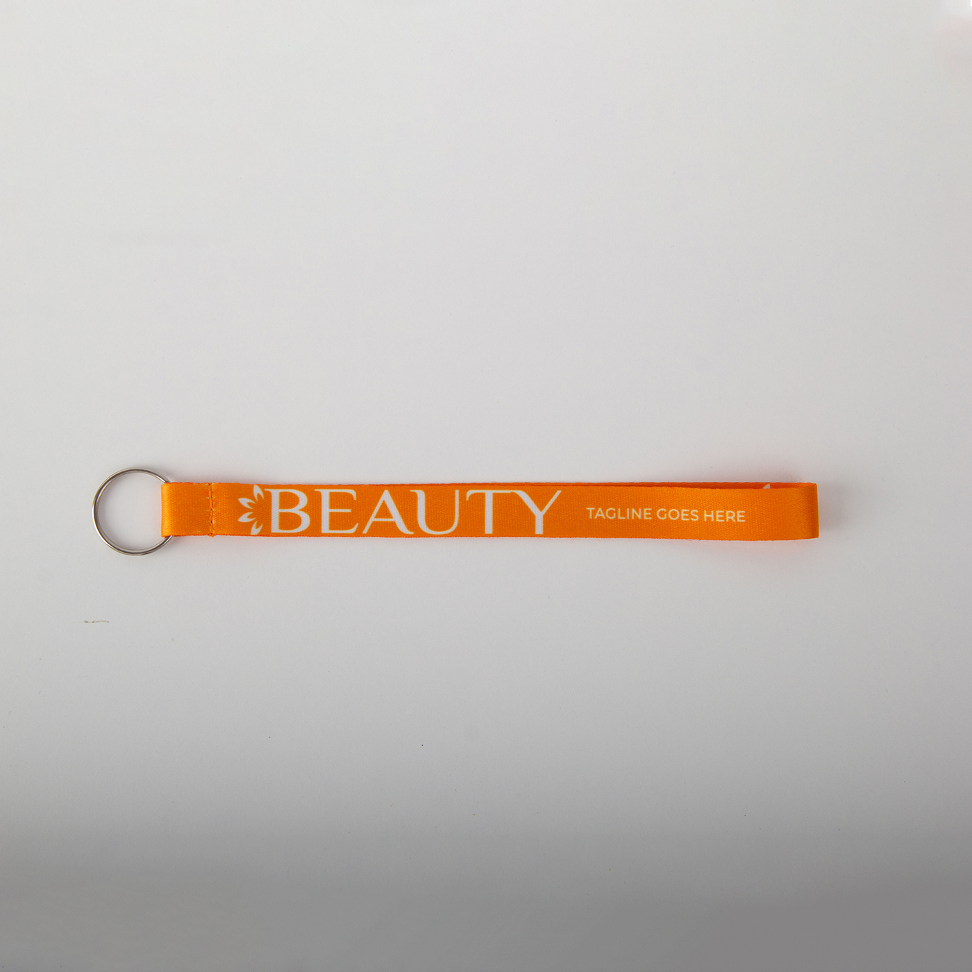 Polyester Wrist Lanyard Keychain With Split Ring2