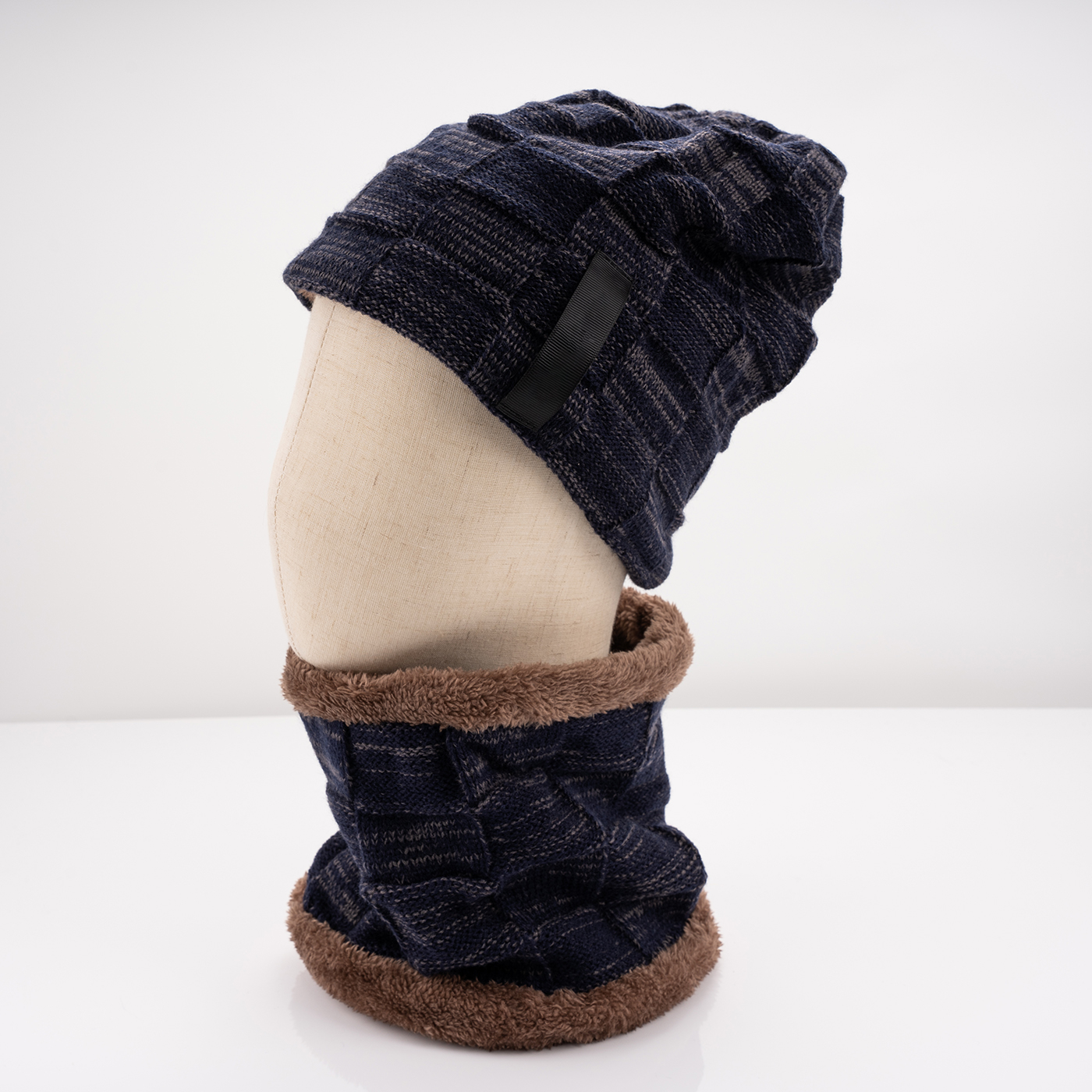 Fleece Beanie Scarf Set4