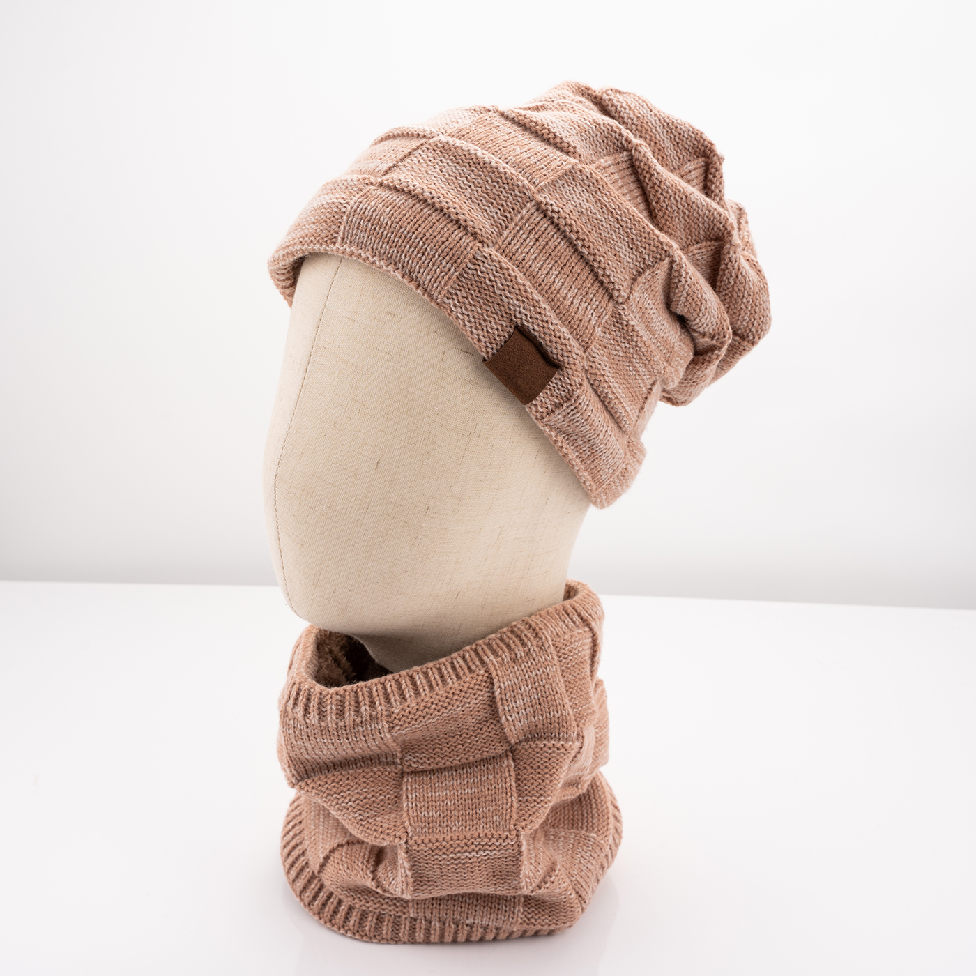 Warm Beanie Scarf Set5
