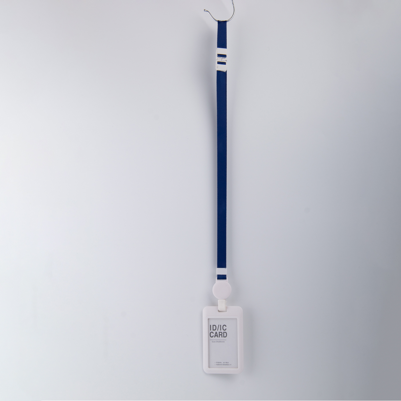 Hard Plastic Work Badge Holder With Lanyard3