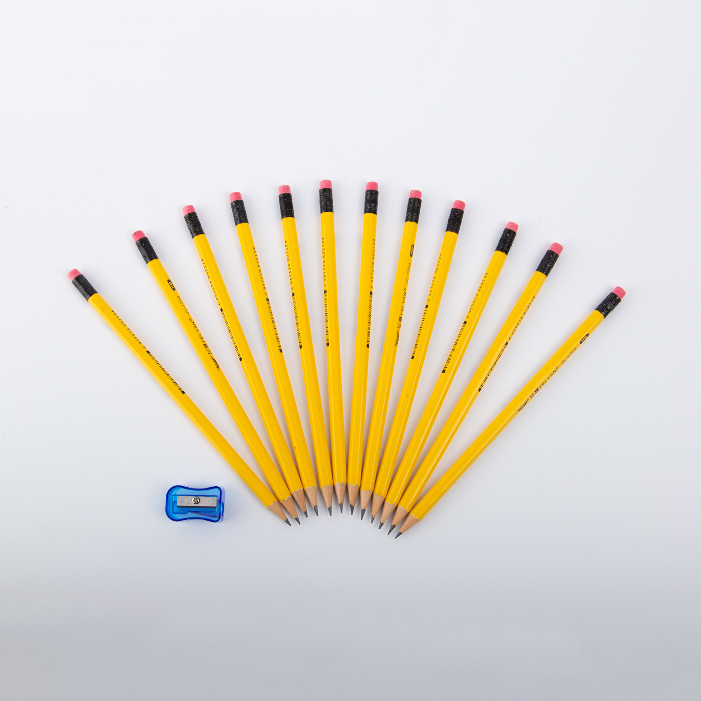12pcs Custom Wooden Pencil With Sharpener3