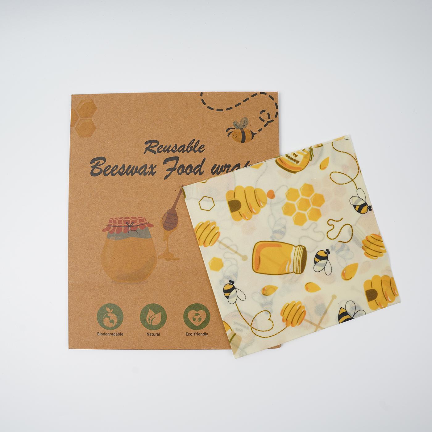 30*30cm Reusable Beeswax Wrap3