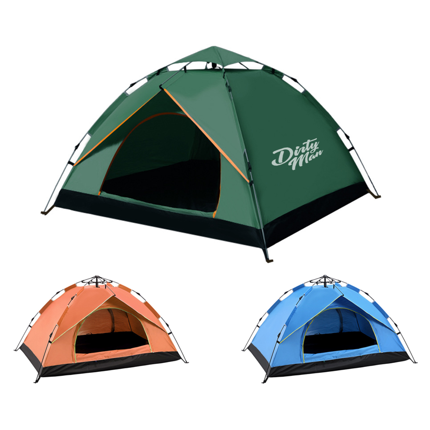 2 Person Fully Automatic Camping Tent