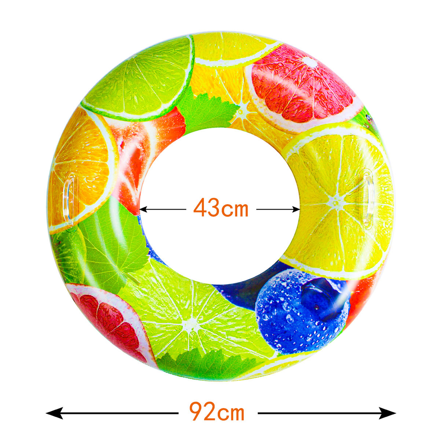 Large Inflatable Swimming Ring With Handle1