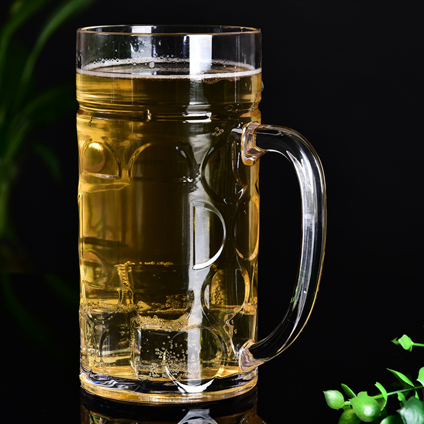 18 oz. PC Plastic Beer Mug With Handle2