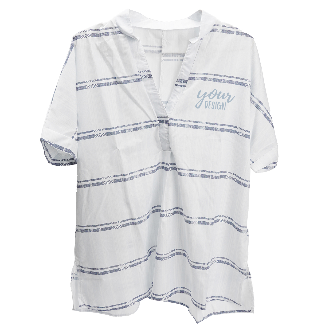 Women Short Sleeve V Neck Shirt1
