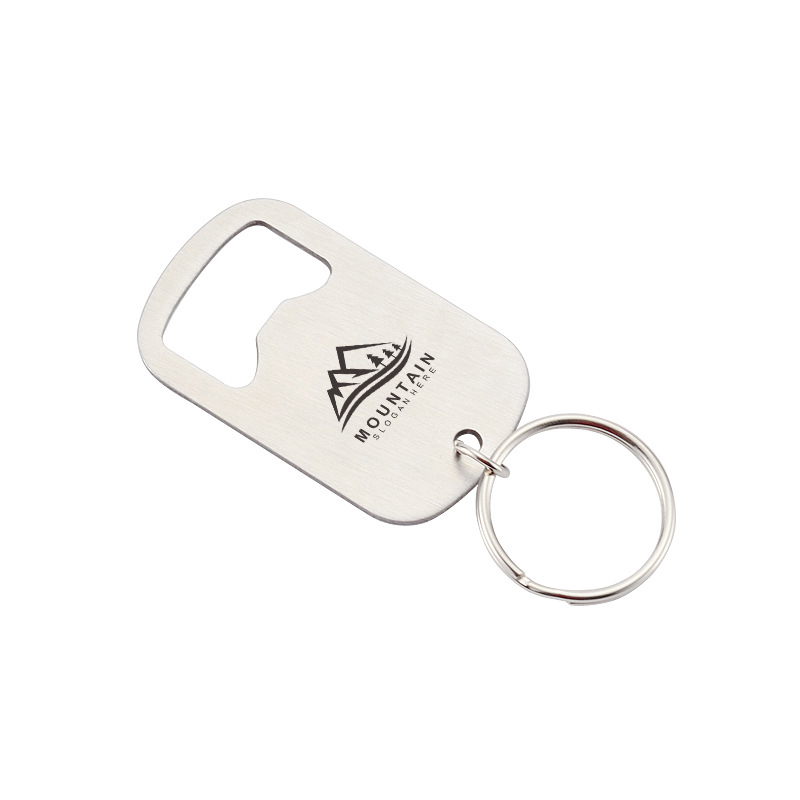 Custom Stainless Steel Bottle Opener Keychain1