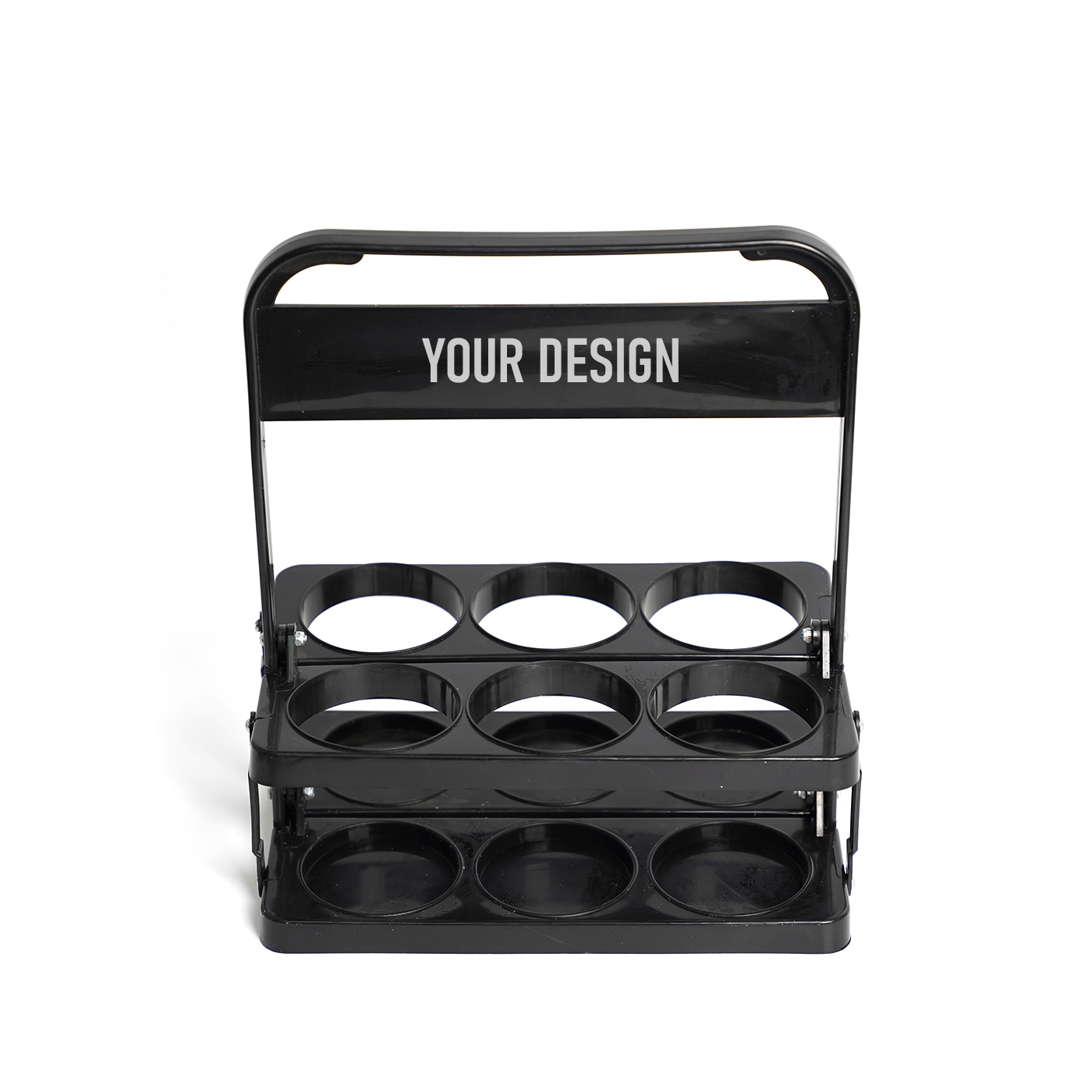 Foldable 6 Pack Beer Bottle Basket