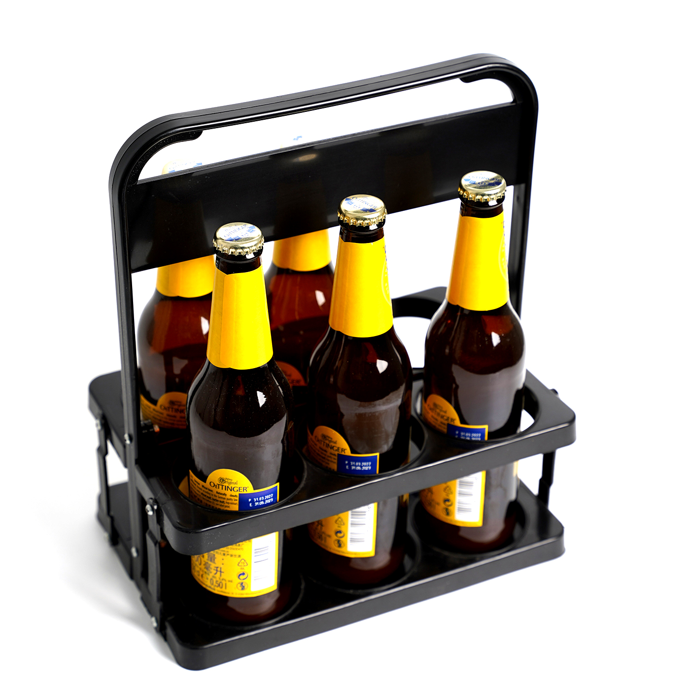 Foldable 6 Pack Beer Bottle Basket1