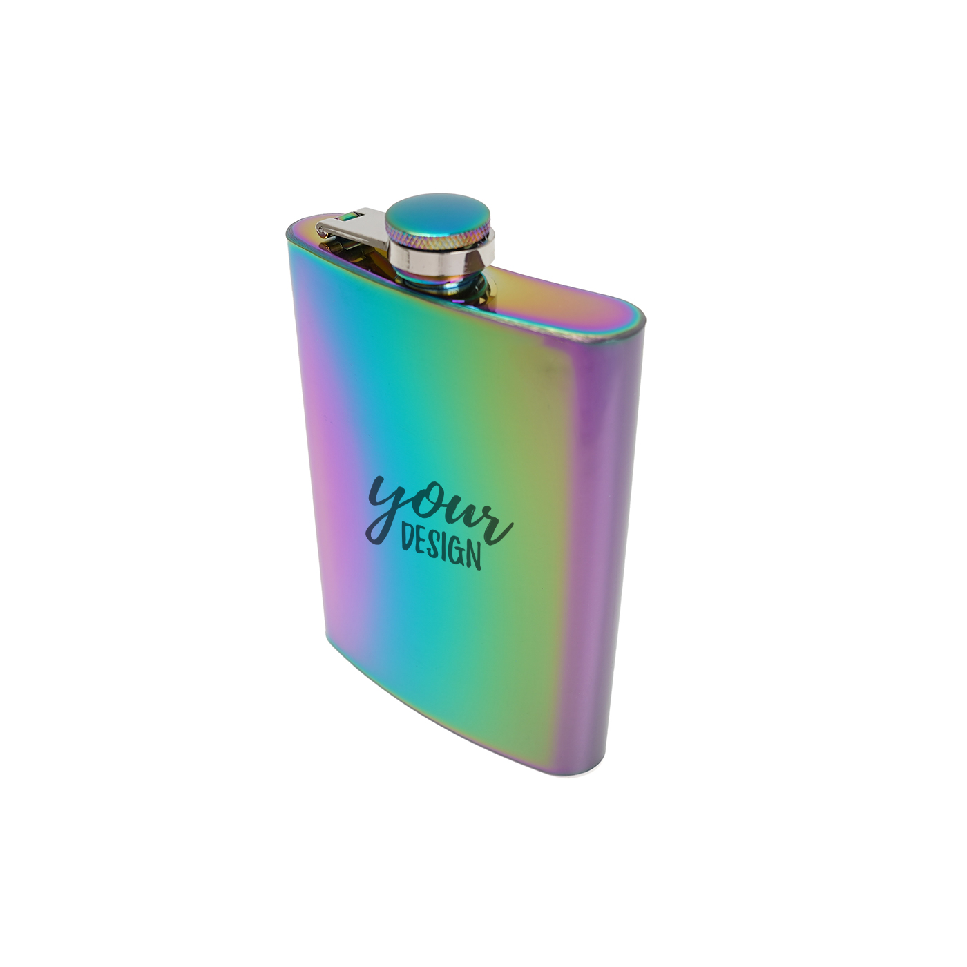 240ml Holographic Stainless Steel Hip Flask1