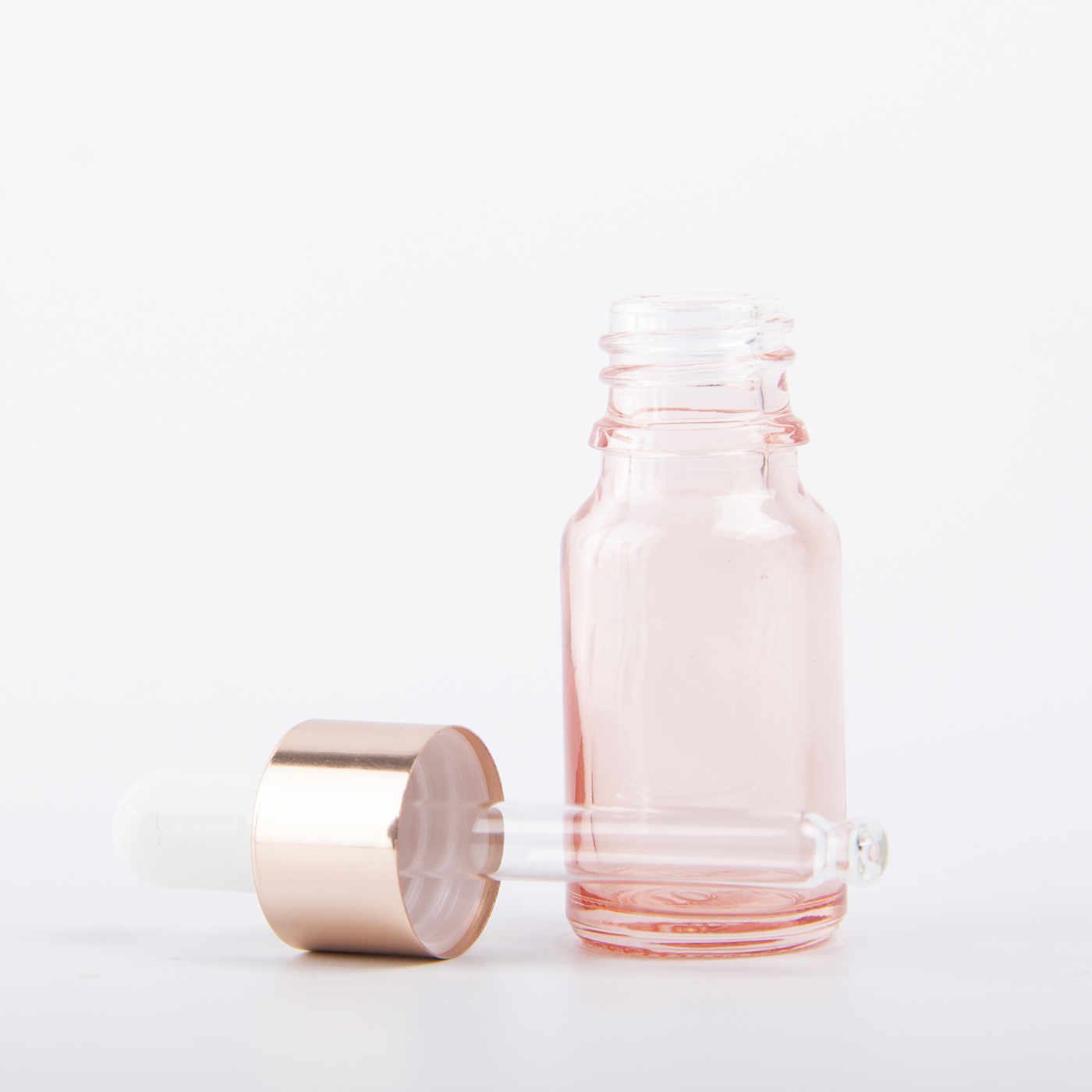 Custom Rose Gold Glass Dropper Bottle3