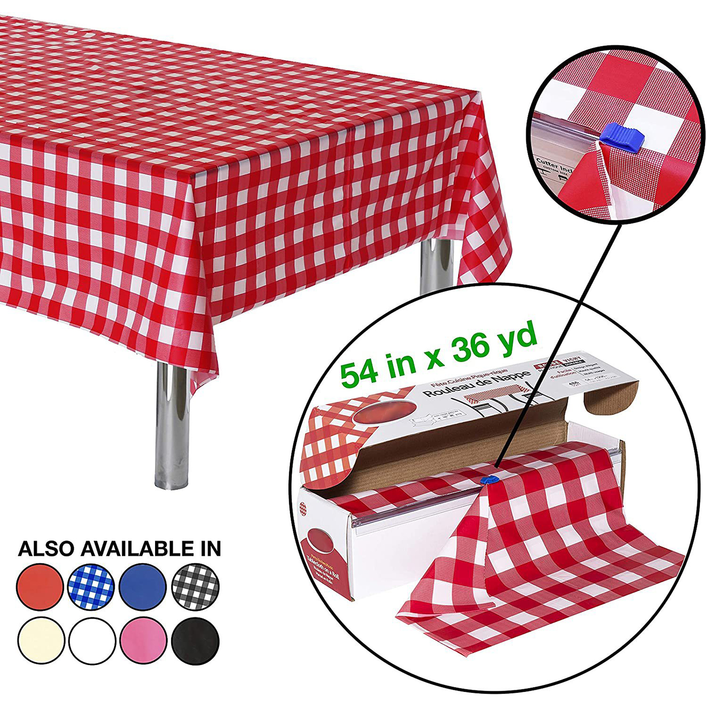 21*47 Inch PEVA Tablecloth