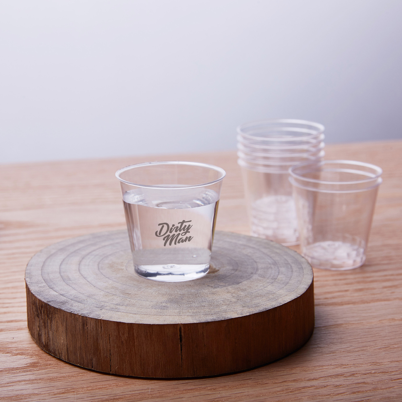 Custom 1 oz. Clear Plastic Disposable Cup