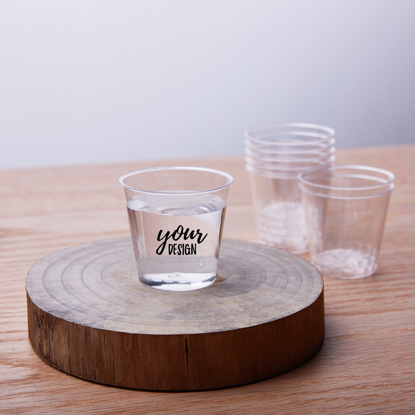 Custom 1 oz. Clear Plastic Disposable Cup2