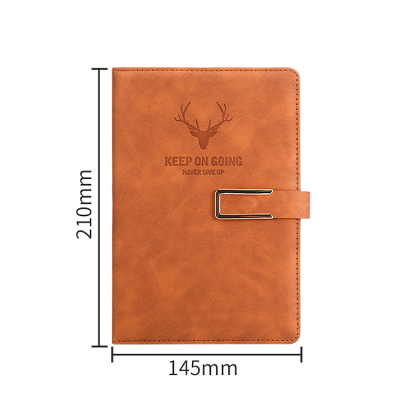 A5 Notebook With Metal Rim Magnetic Buckle3