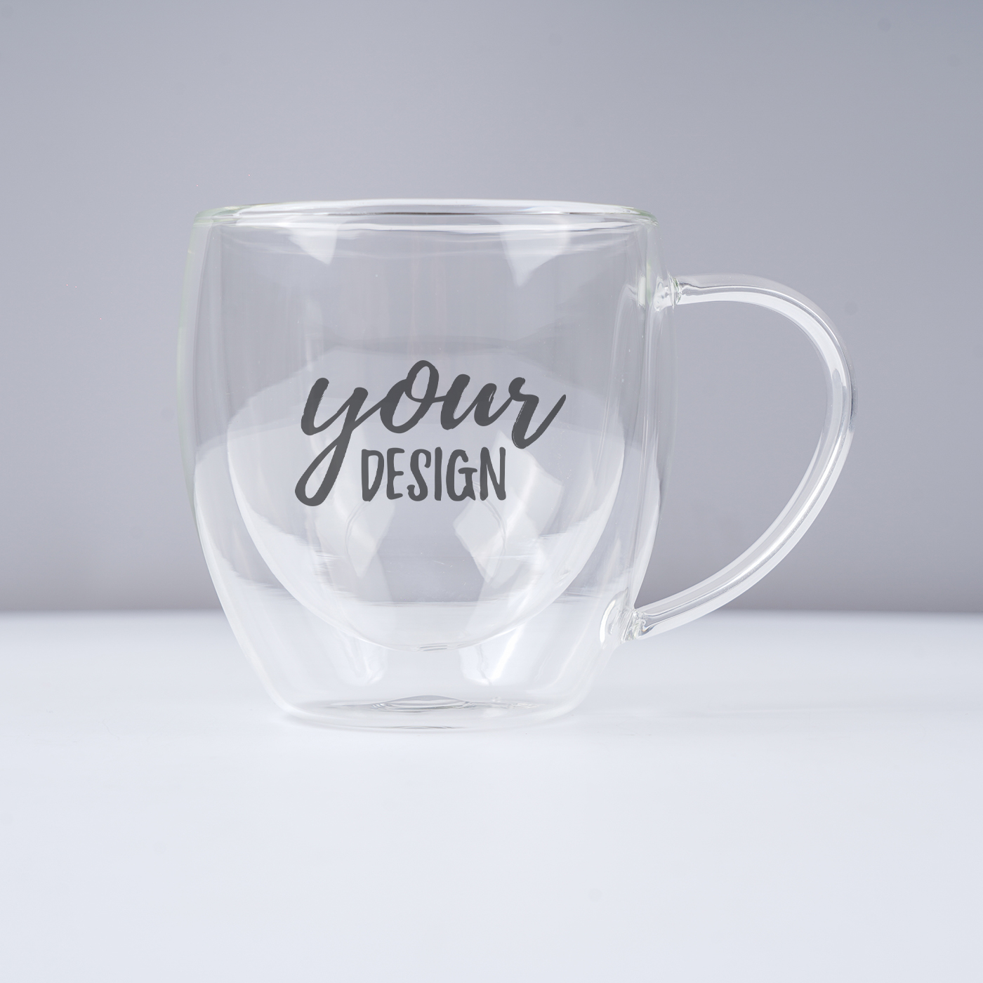 8 oz. Clear Double Wall Glass Coffee Cup1