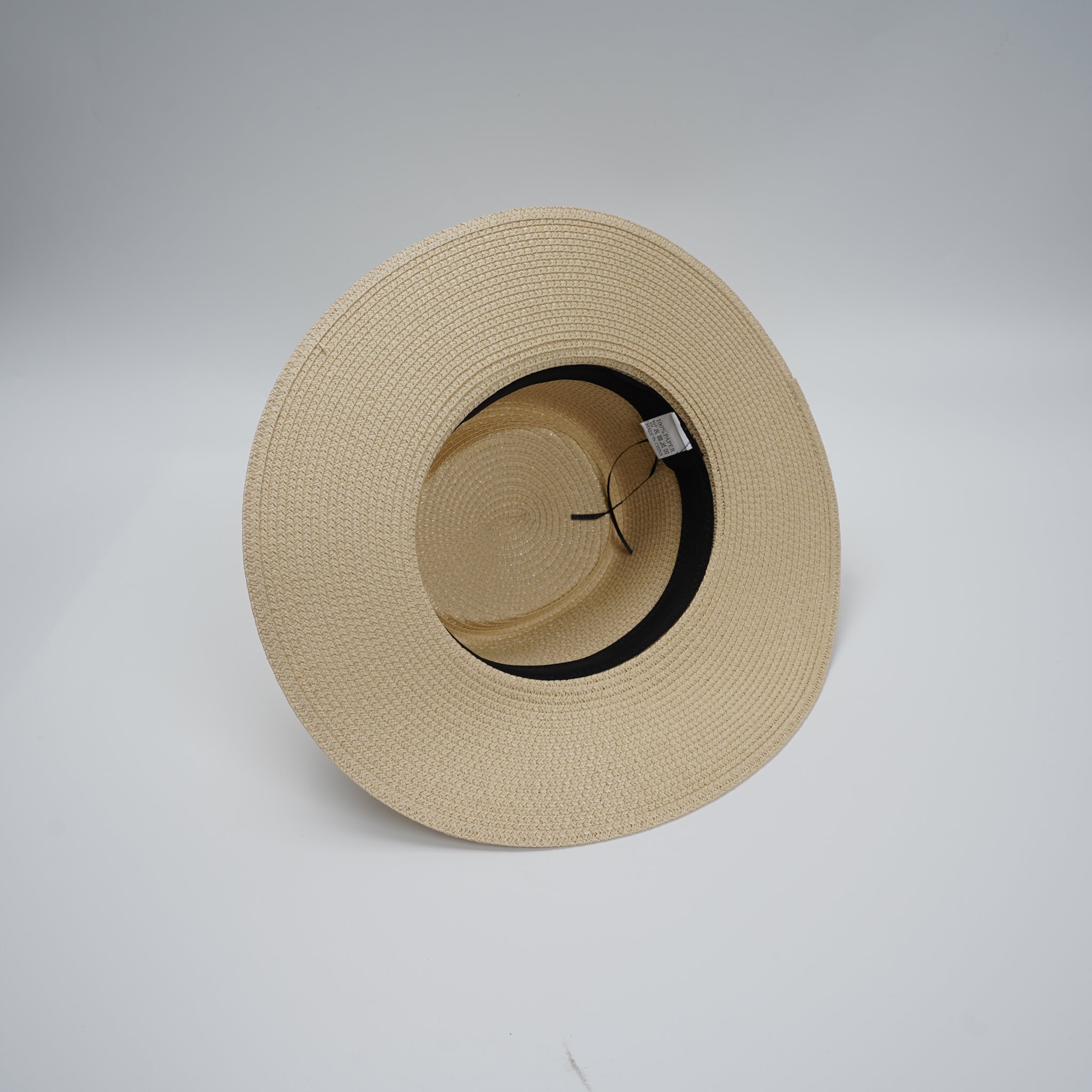 Bamboo Fiber Wide Brim Panama Straw Hat4