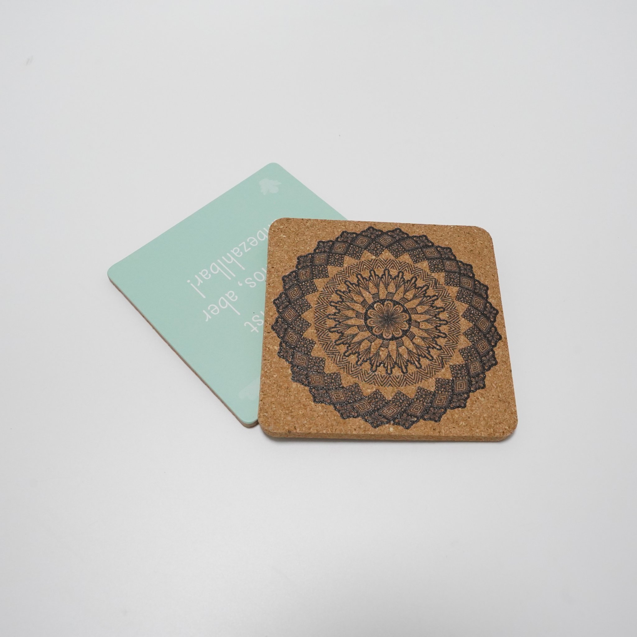 Promotional Printed Square Cork Coaster3