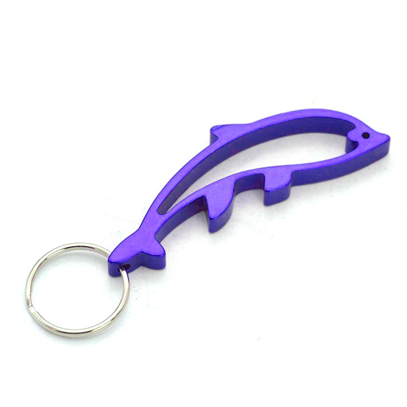 Hollow Dolphin Bottle Opener With Keychain2