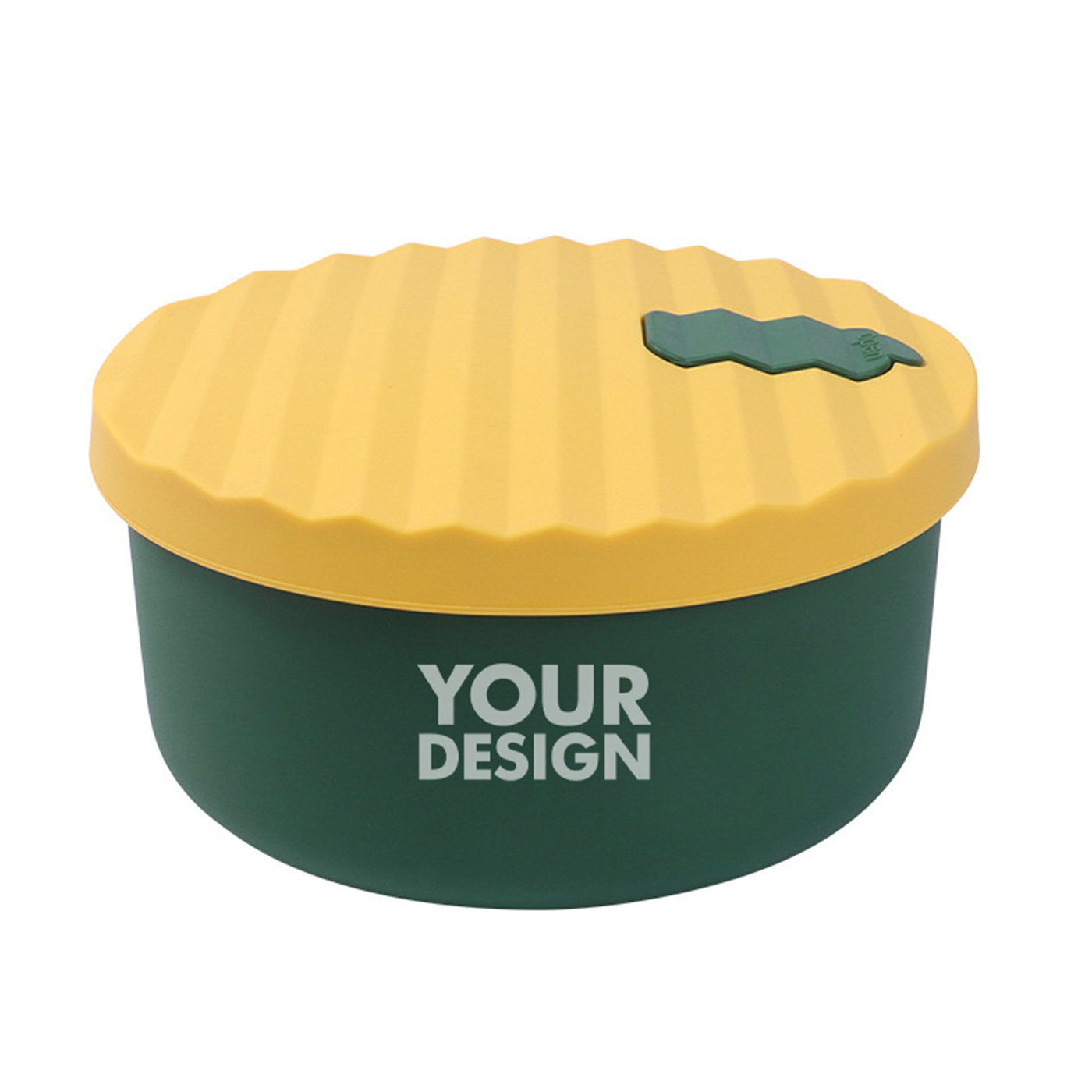 Food Grade Round Silicone Lunch Box2