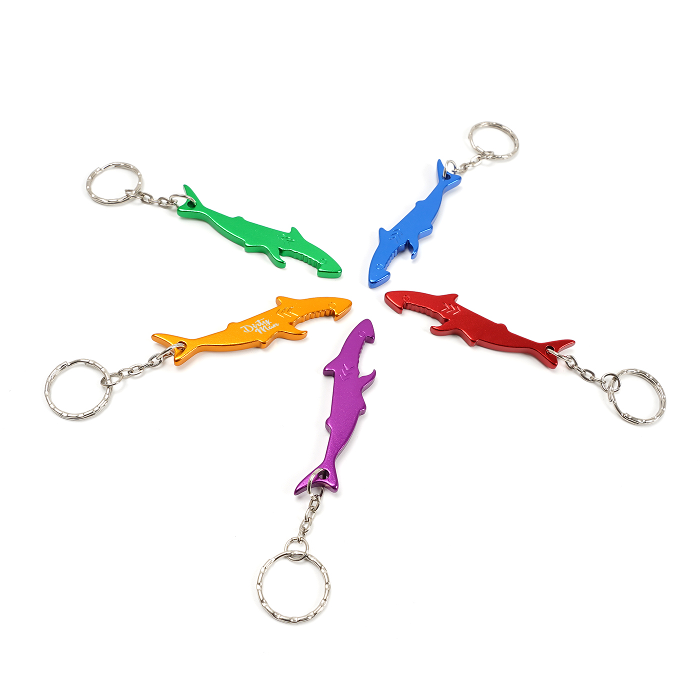 Shark Shaped Bottle Opener Keychain1
