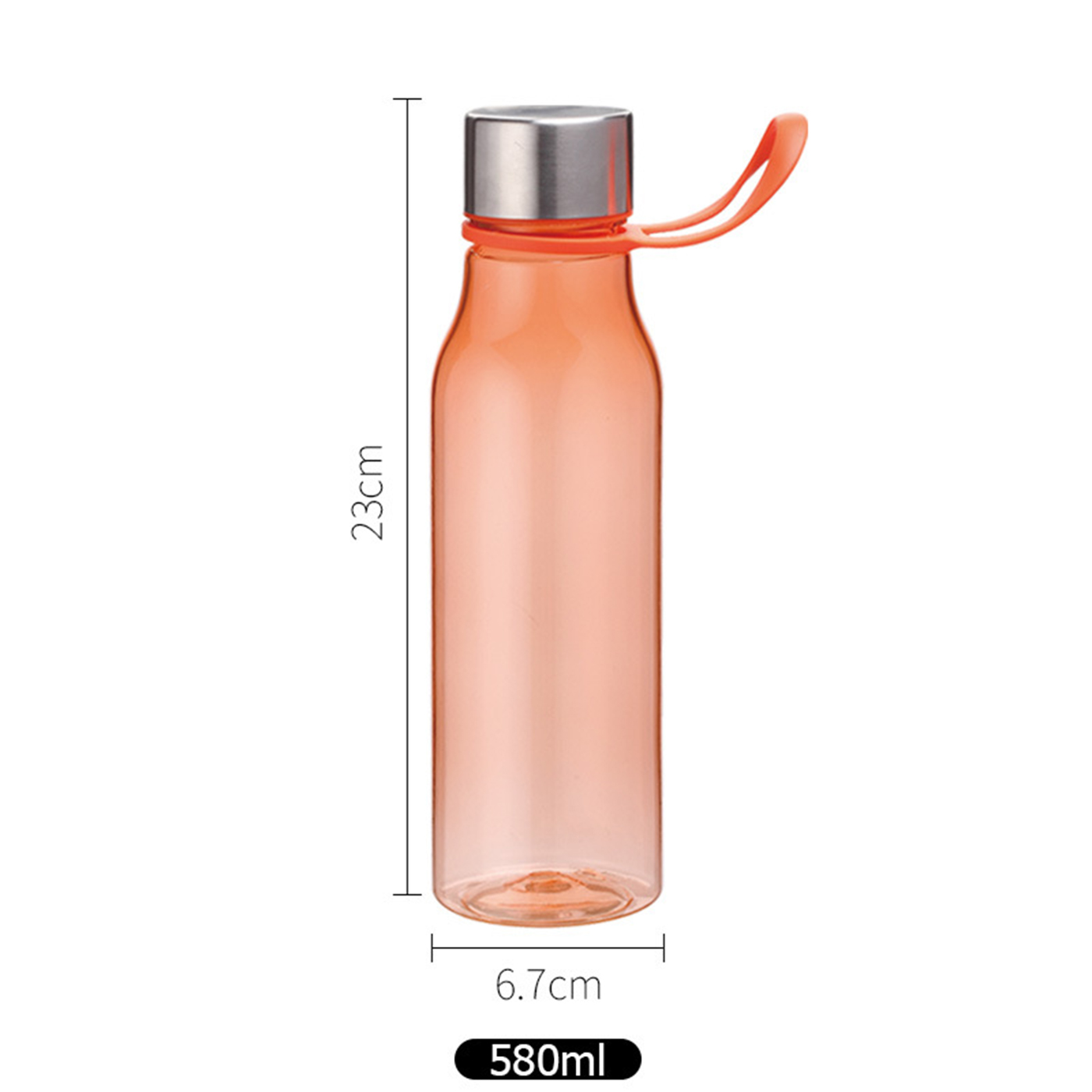19 oz. BPA Free Plastic Sports Water Bottle2