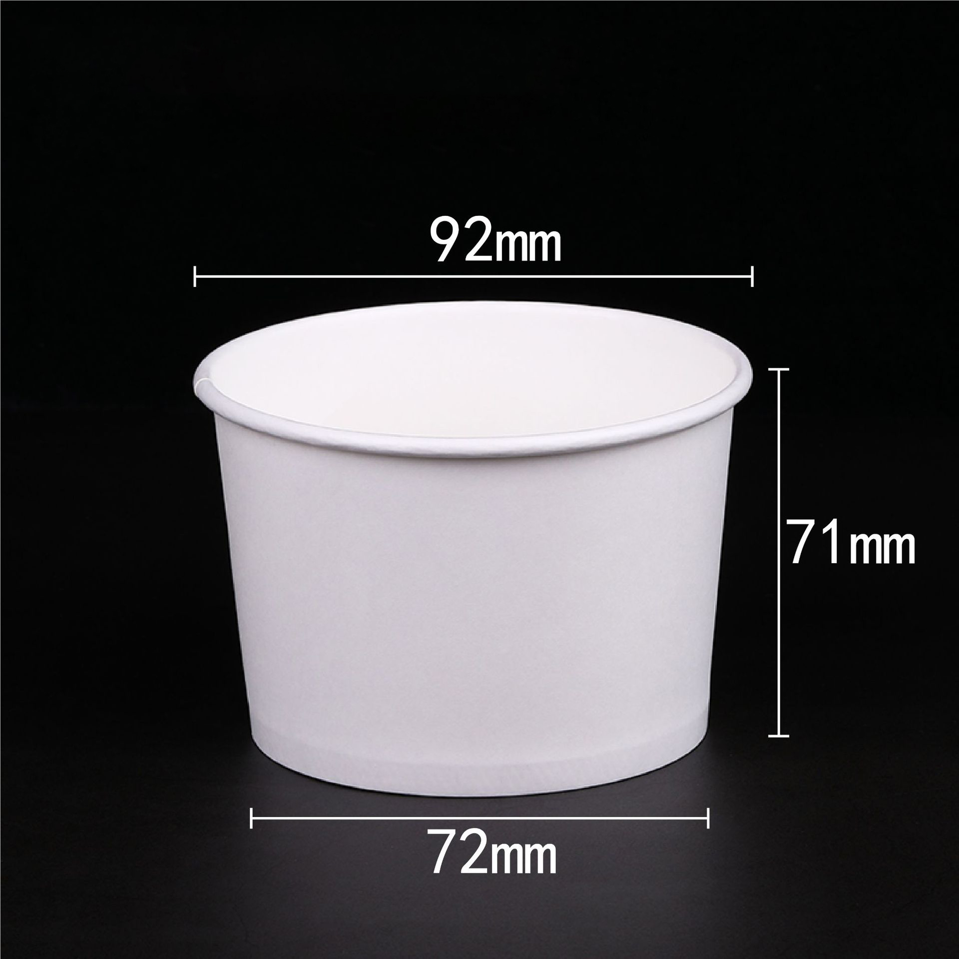 12 oz. Customizable Paper Ice Cream Bowl2