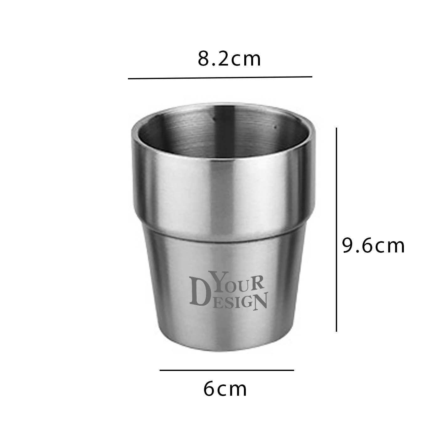 300ml Stackable Stainless Steel Cup