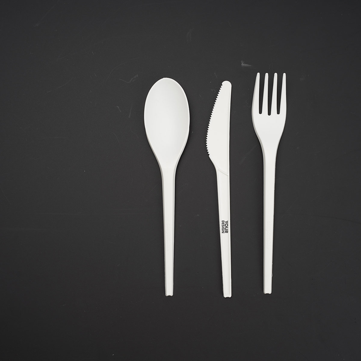 Degradable 7 Inch CPLA Cutlery Set1