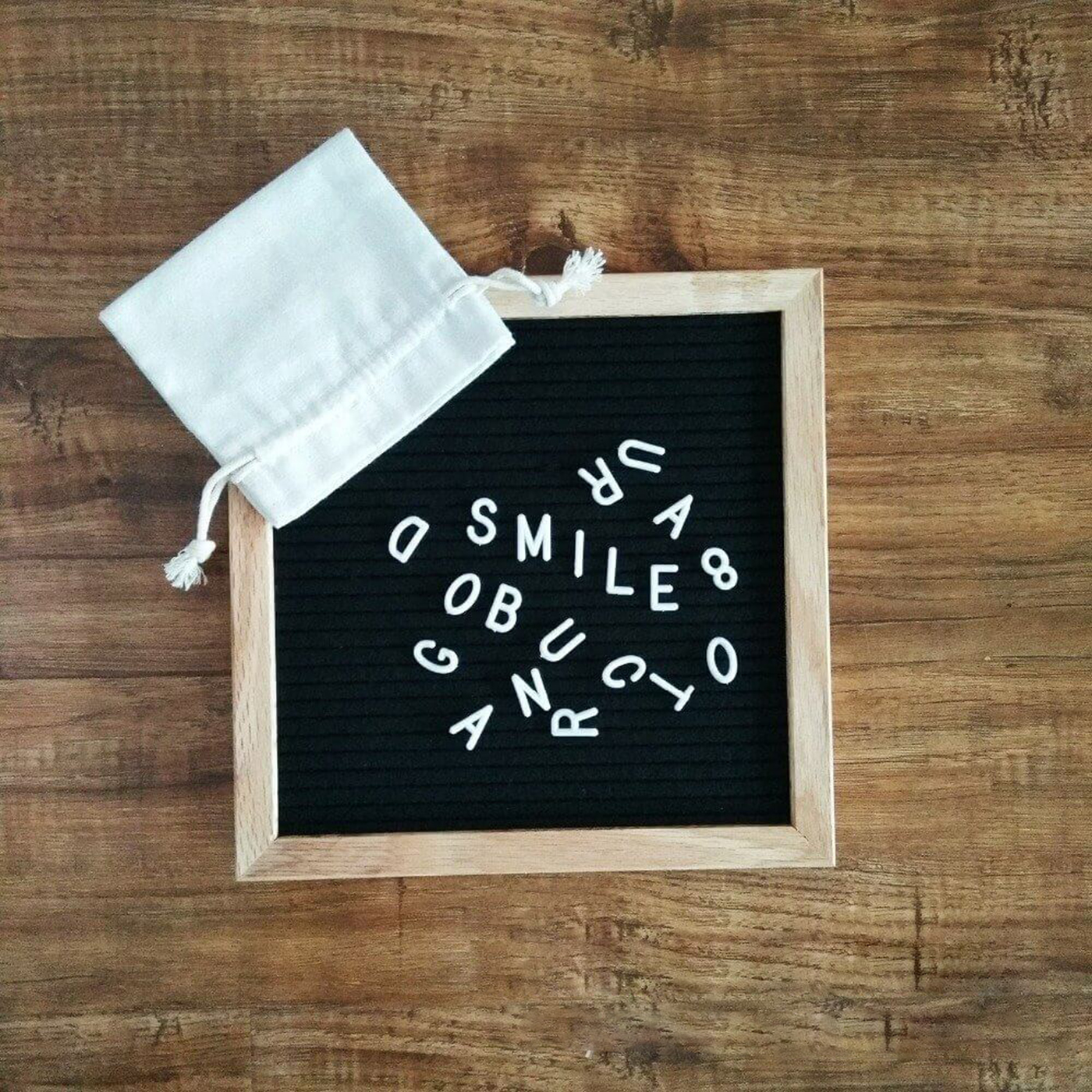 Custom Wooden Felt Letter Message Board2
