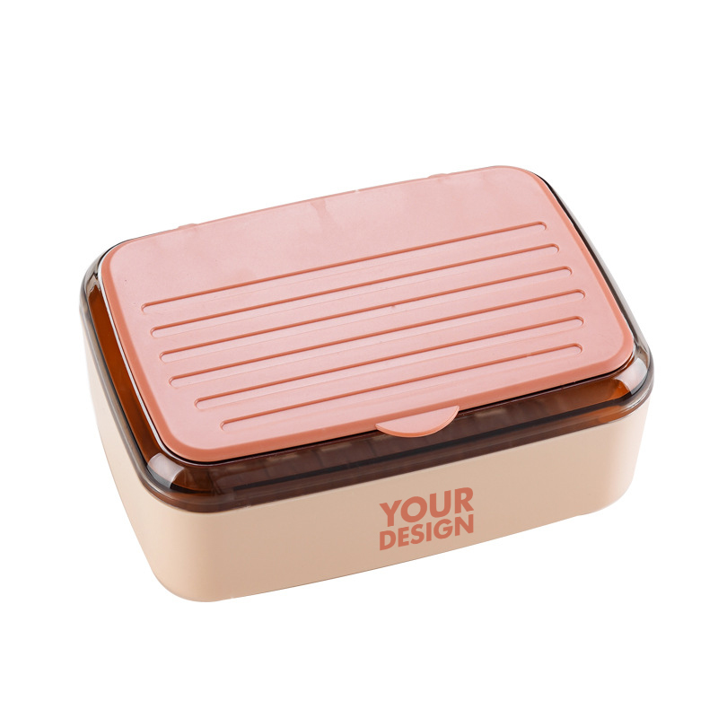 Plastic Portable Soap Case With Lid2
