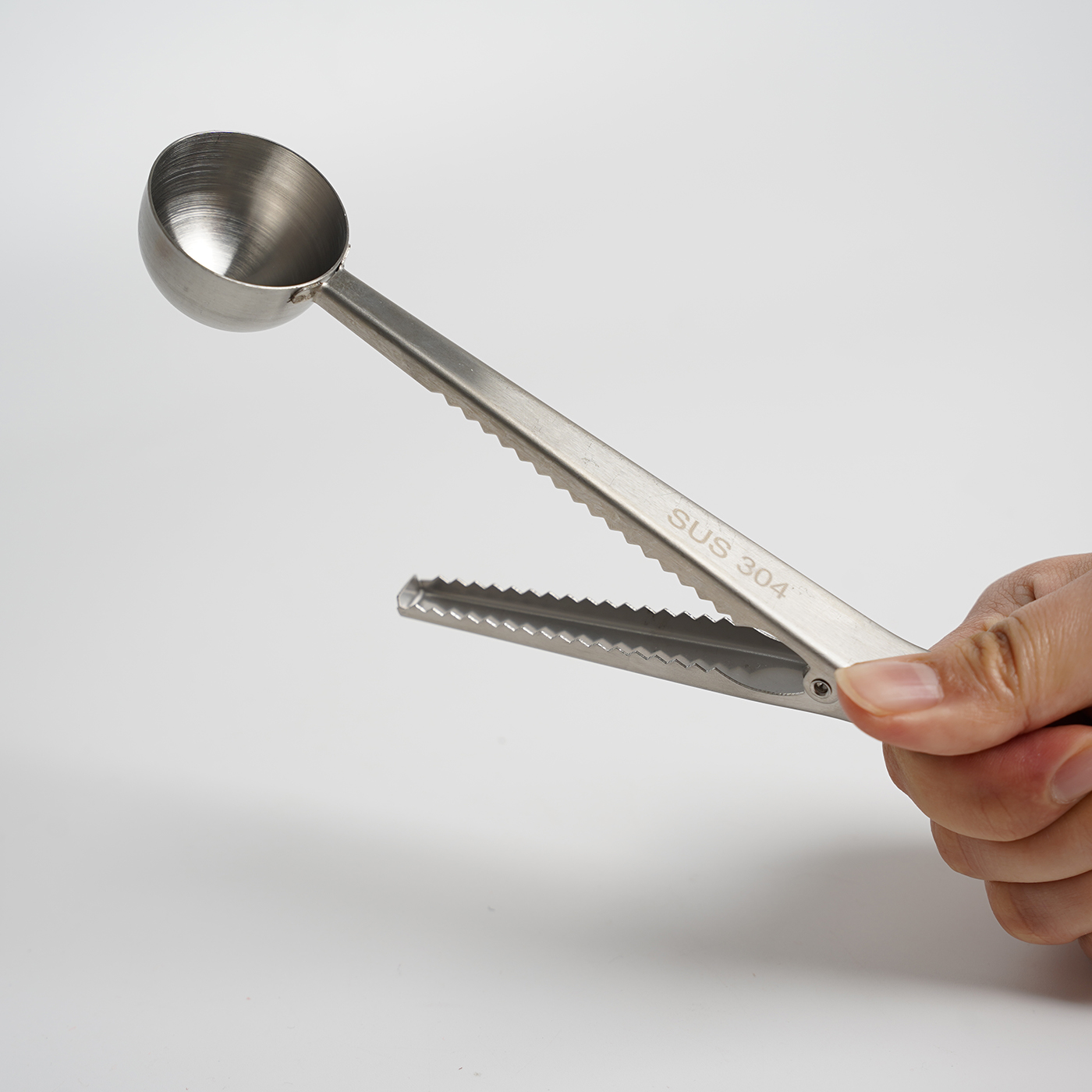 Stainless Steel Coffee Spoon Clip3