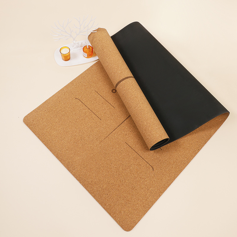 Cork Rubber Yoga Mat3