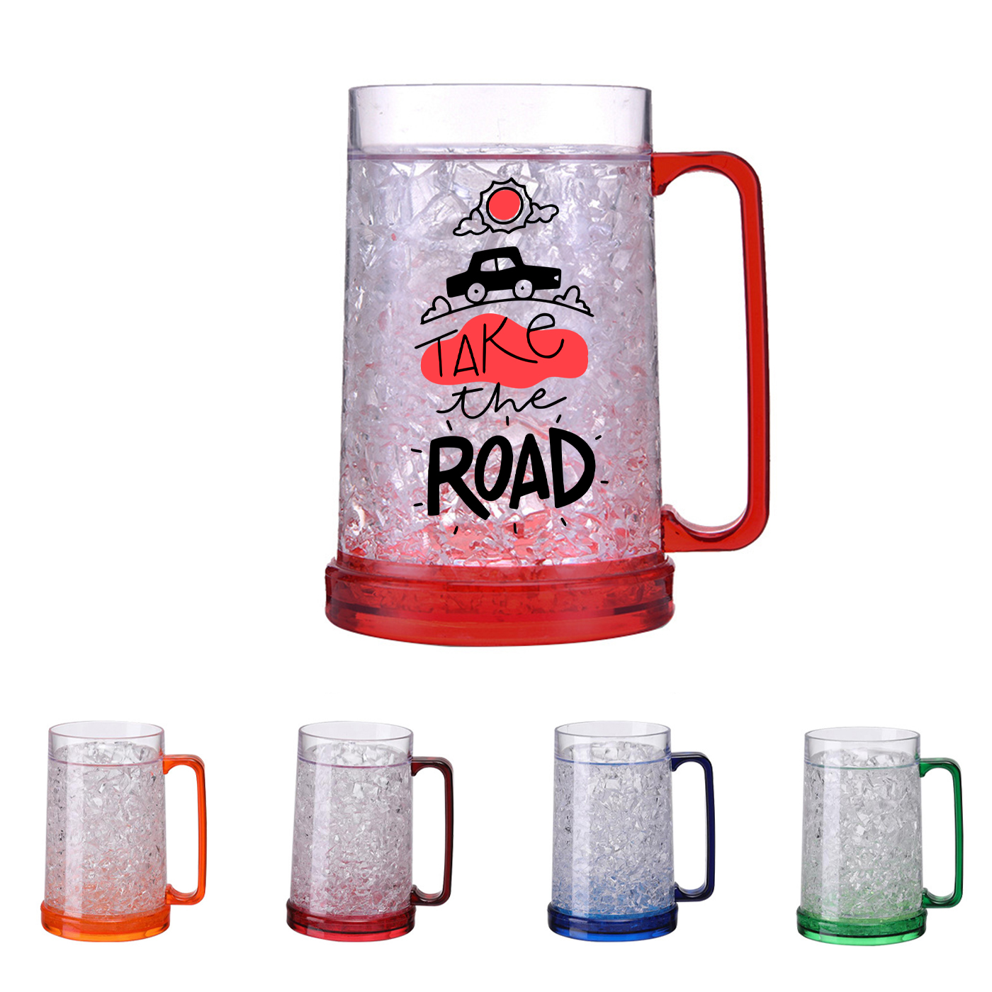 Double Wall Gel Frosty Freezer Mugs
