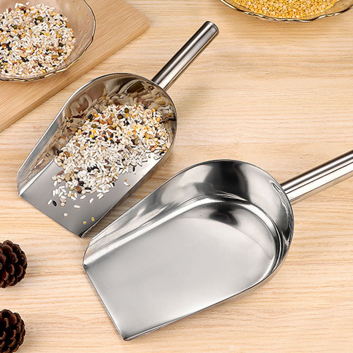 Stainless Steel Ice Scooper3