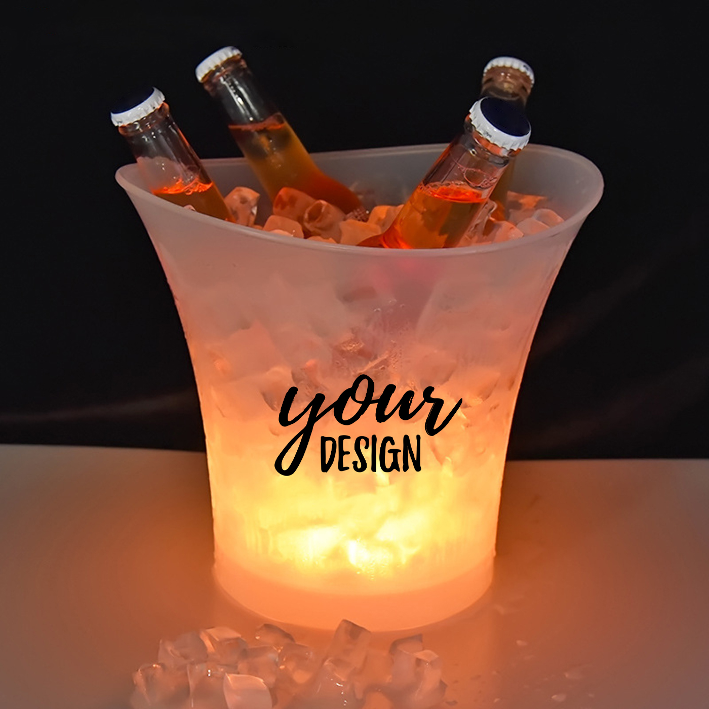 5L Frosted LED Ice Bucket