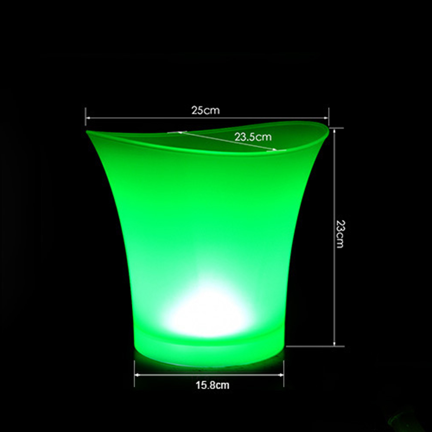 5L Frosted LED Ice Bucket1