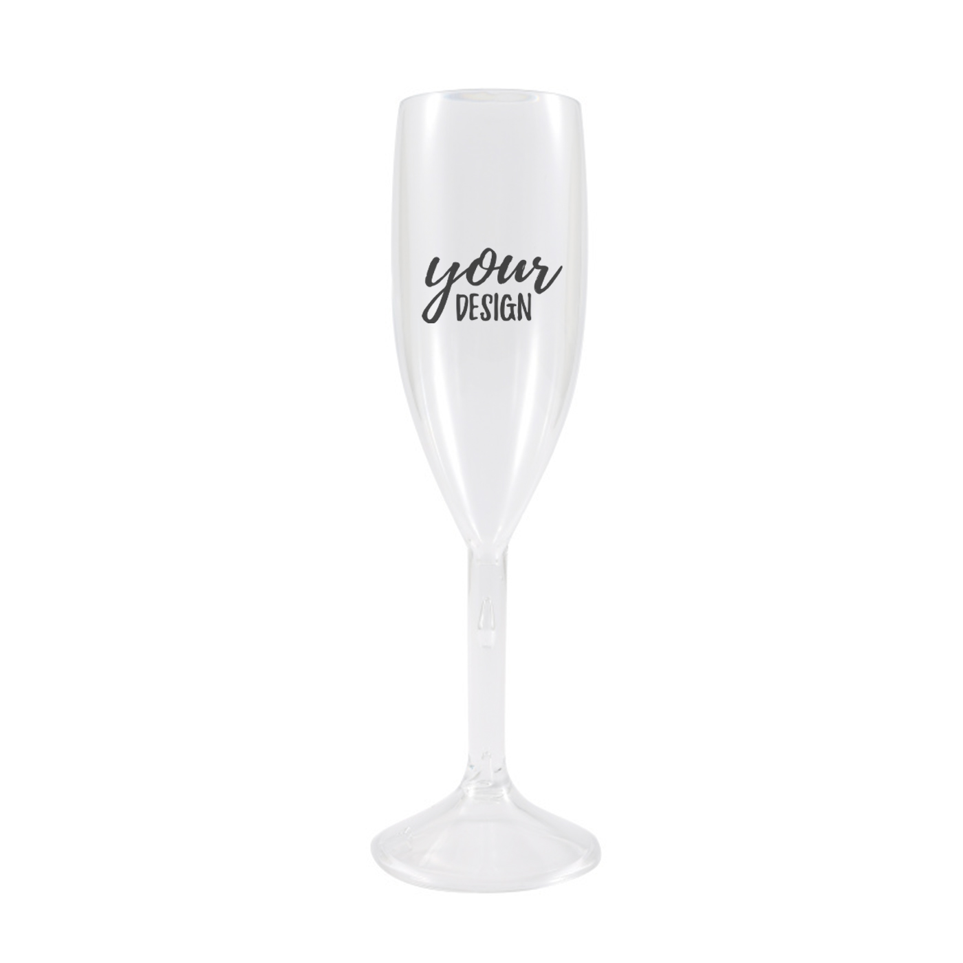6 oz. Plastic Champagne Glass1