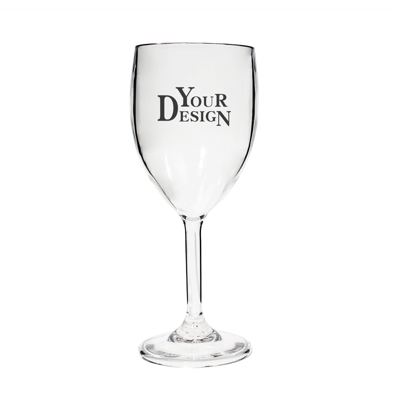 10 oz. Plasitc Red Wine Glass1