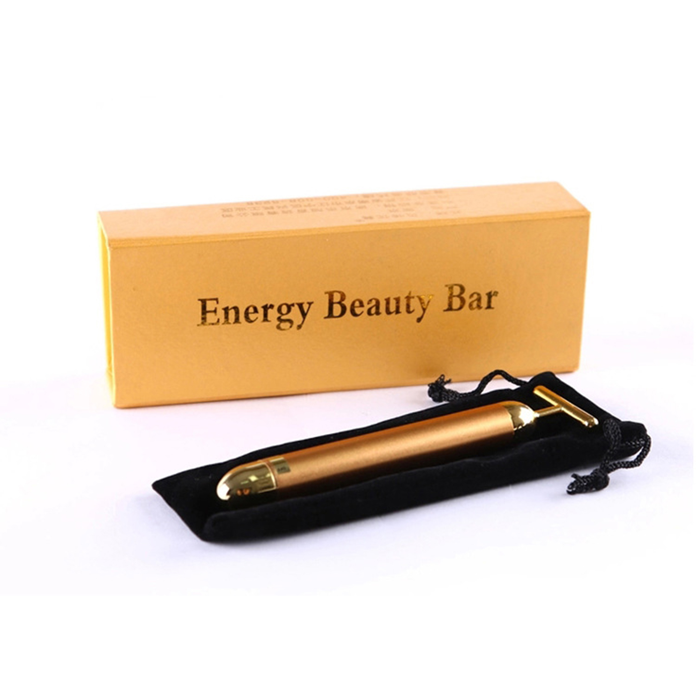 24k Golden T Shape Electric Massager3