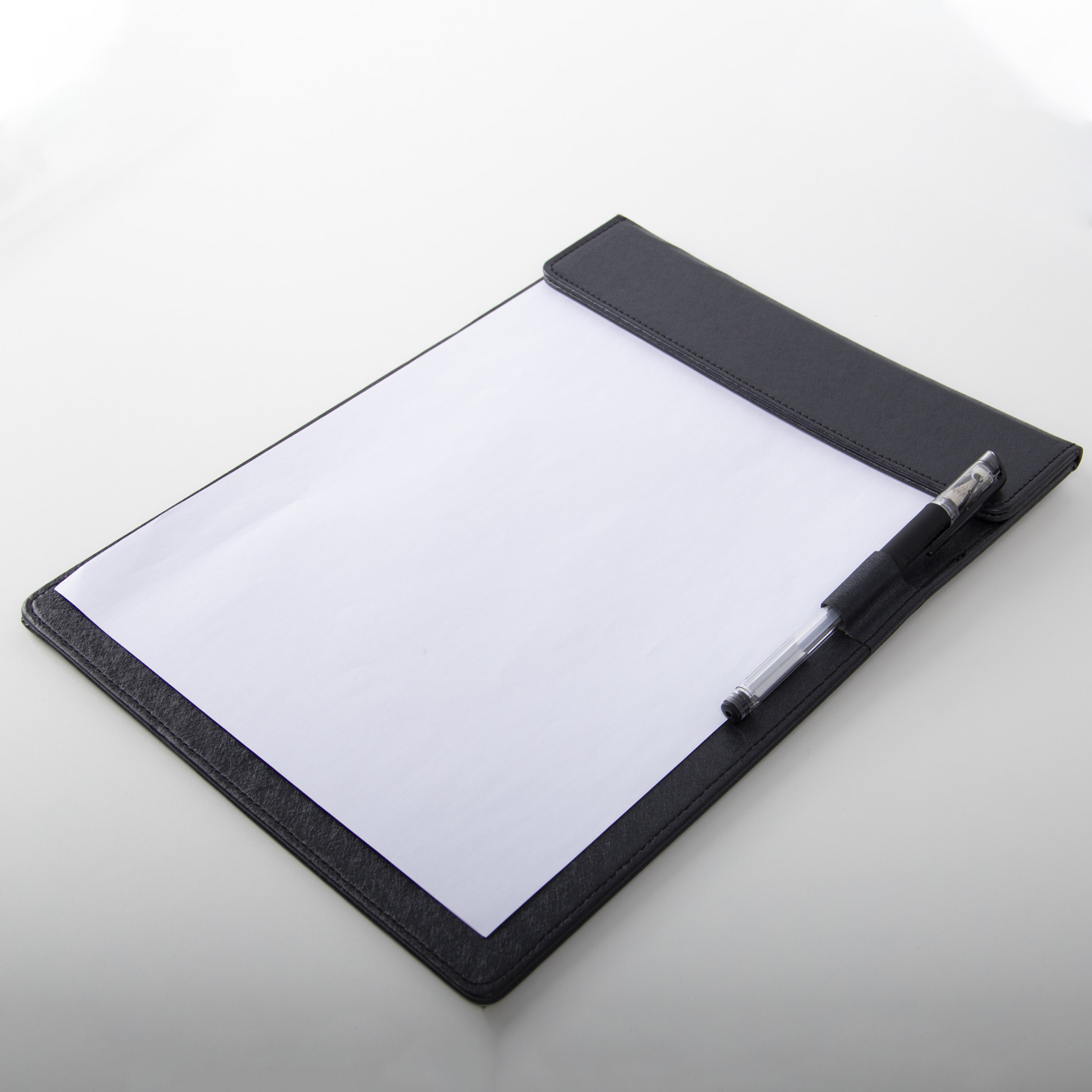 Custom Leather Writing Clipboard With Pen Holder4