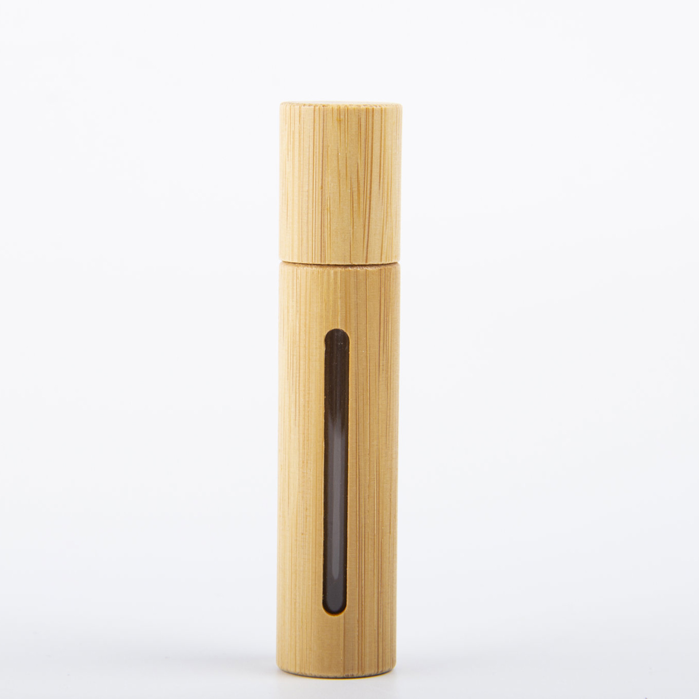 Bamboo Glass Roll On Bottle With Window3