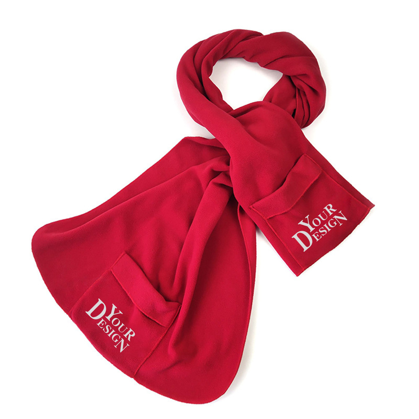 Polar Fleece Pocket Scarf1