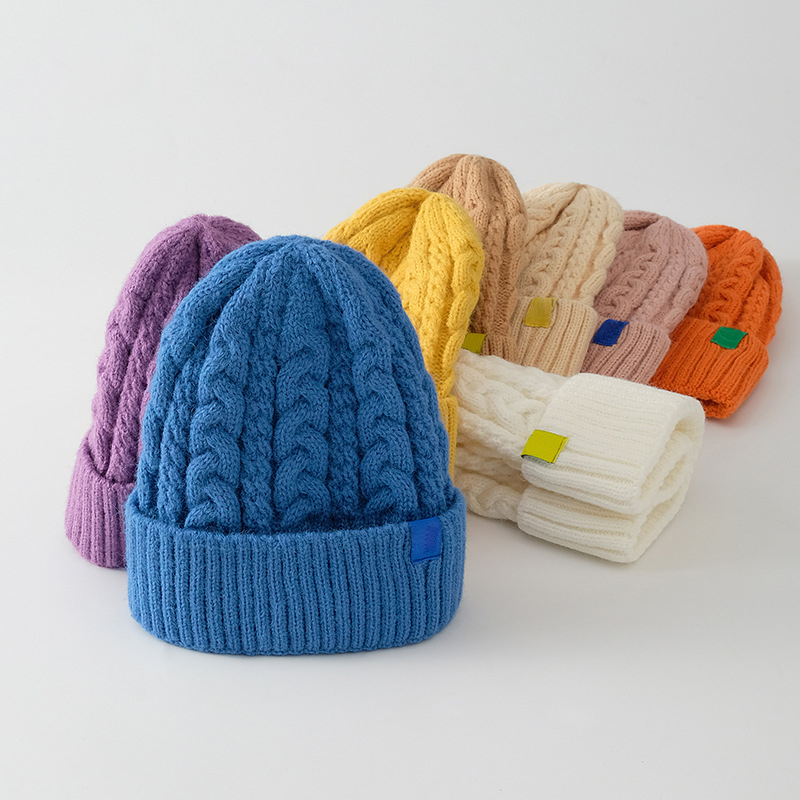 Kids Cable Knit Beanie1