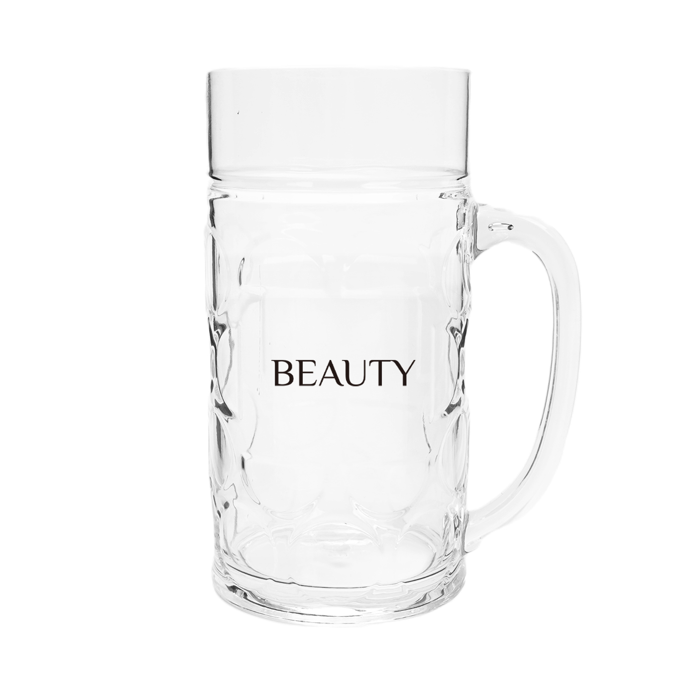 18 oz. PC Plastic Beer Mug With Handle HtPrem