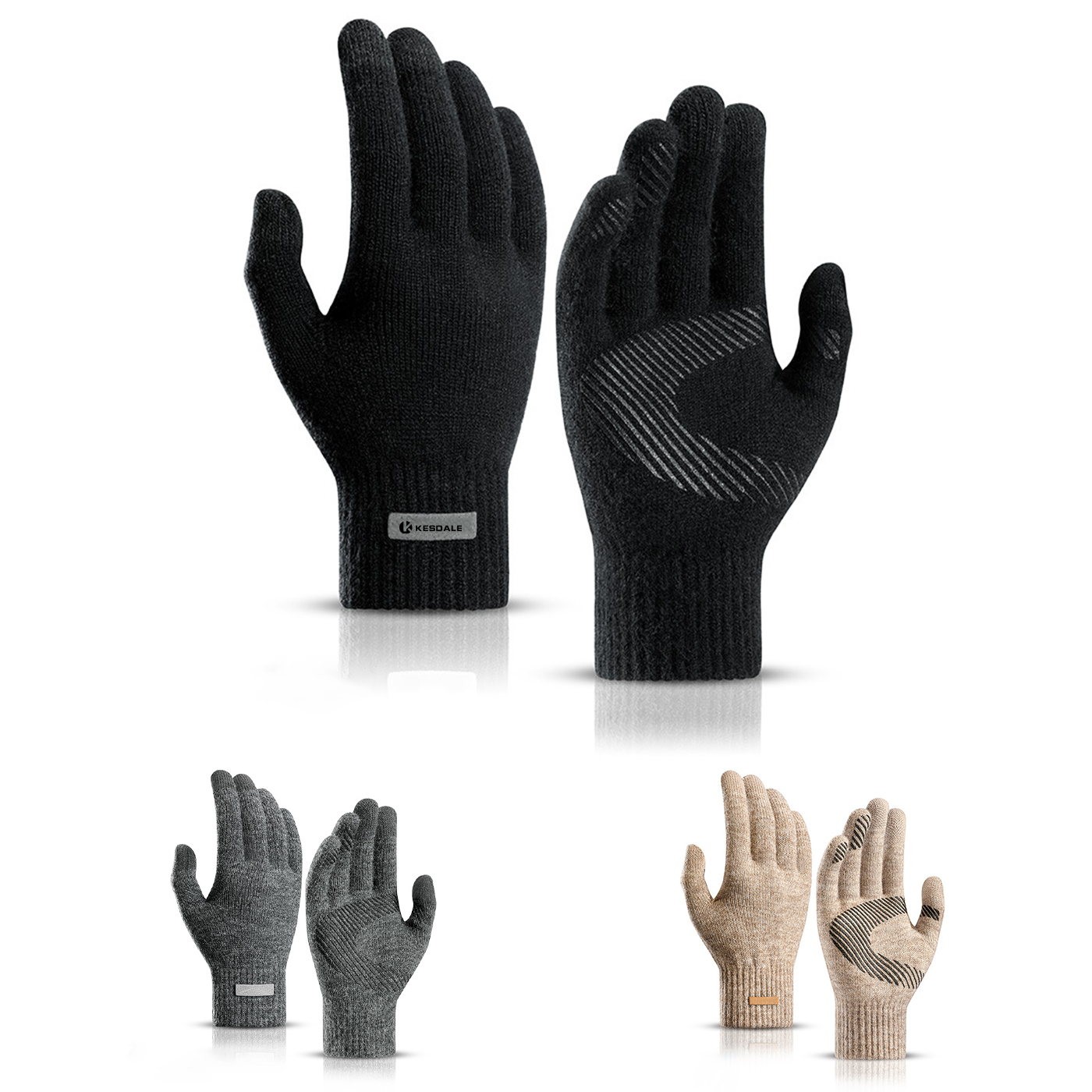 Arctic Fleece Knitted Gloves