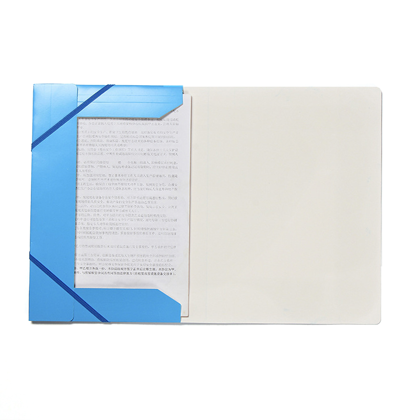  A4 Corner Elastic Folder2