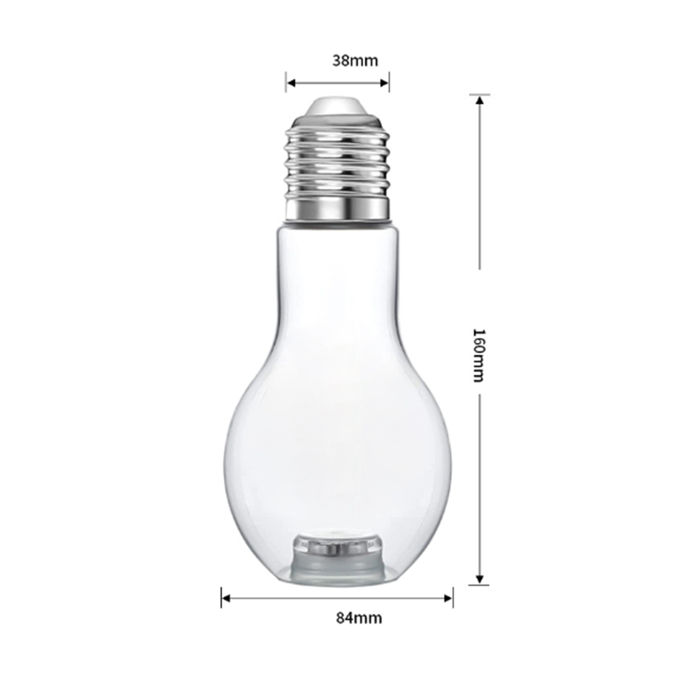 13.5 oz. Light Bulb Cup With Straw3